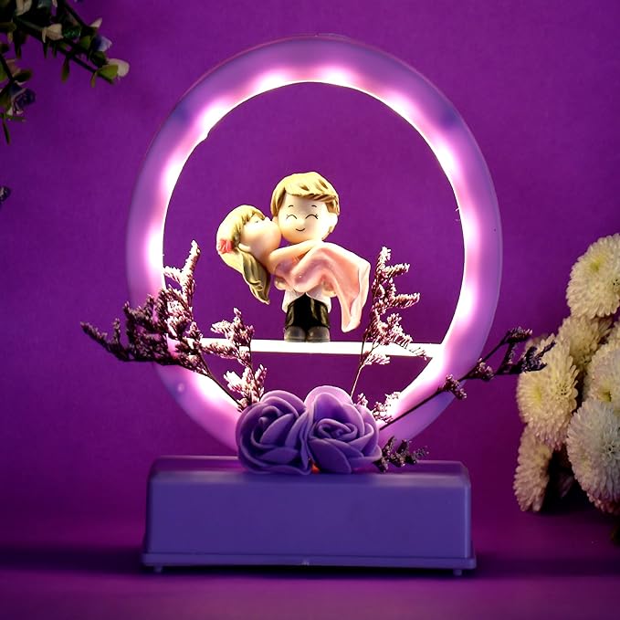 Chocozone Musical Couple Showpiece with Lights